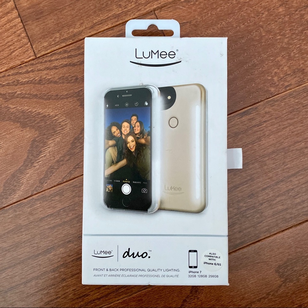 LuMee Duo Gold Case iPhone 8